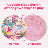 SYNARRY Unicorn Princess Mermaid Fairy Floor Puzzles for Kids Ages 3-5