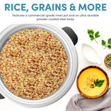 Aroma Housewares 60-Cup (Cooked) (30-Cup UNCOOKED) Commercial Rice Cooker (ARC-1033E),White