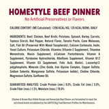 BARK BOWLS Travel-Ready Dog Food, Chicken Pot Pie Dinner, Turkey Fare Dinner & Homestyle Beef Dinner Variety Pack - 7.5 oz Tray (6 Count), Made in The USA