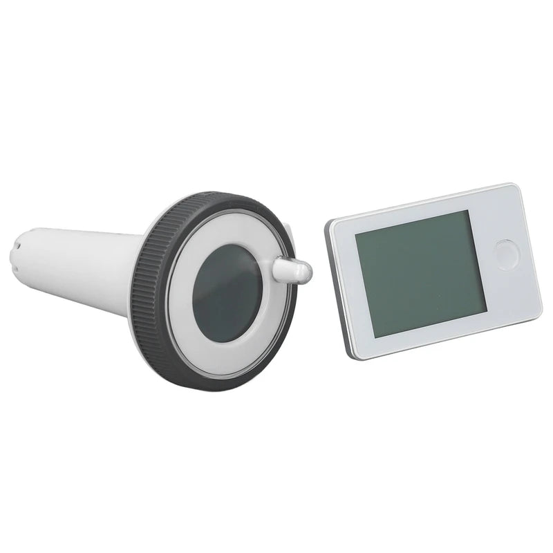 Wireless Solar Pool Temperature Meter High Accuracy IPX8 Waterproof LCD Display Digital Floating Temperature Detector