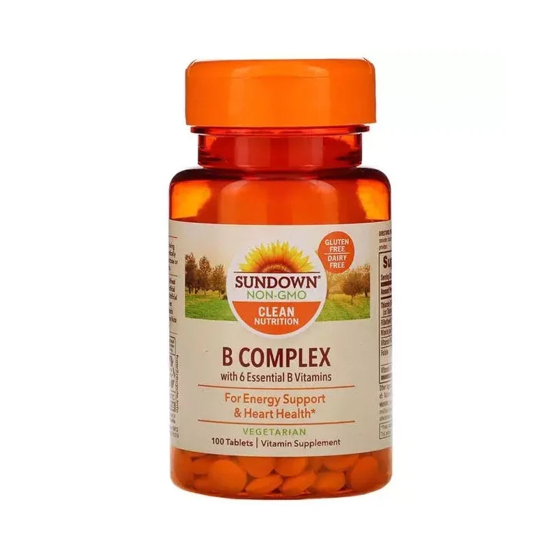 Sundown Naturals B Complex Vitamin Supplement – 100 Tablets