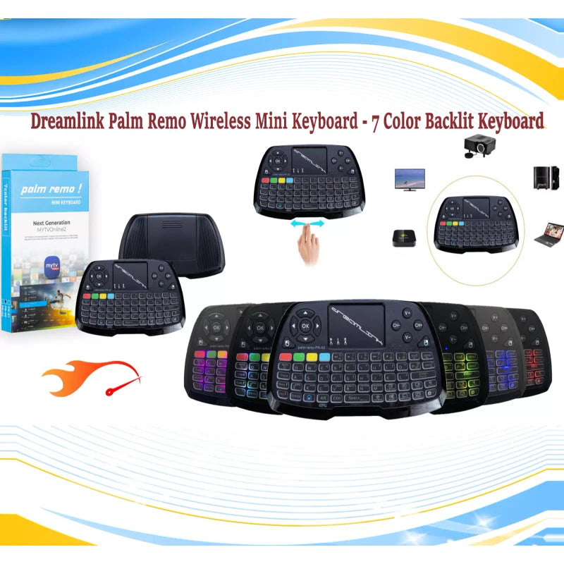 Formuler CC ATSC Tuner 4K -Indoor Antenna-Bonus 7 Color Wireless Mini keyboard