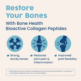 NativePath Bone Health Collagen Peptides, Type 1 & 3 Peptides, with Fortibone and Verisol, 7.9 Ounce, 30 Servings