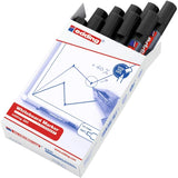 edding 360 whiteboard marker - black - 10 whiteboard pens - round tip 1.5-3 mm - whiteboard pen dry wipe - for whiteboards, flipcharts, pinboards, magnetic and memo boards - sketchnotes - refillable