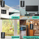 2024 Updated Amplified TV Antenna,1000 Miles Range Indoor/Outdoor Antenna for Smart TV and All Older TV's,Digital TV Antenna with Thick Coaxial Cable and Amplifier