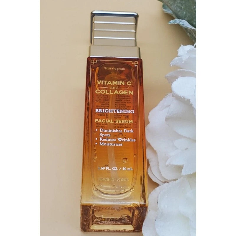 Klar & Co Fleur De Peau Vitamin C And Collagen Brightening Facial Serum Exp 2026 1.69 Fl