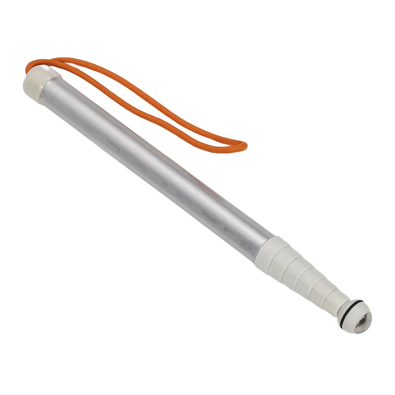 Telescopic Blind Walking Stick Anti Slip Shockproof Blind Reflective Guide Cane with Storage Bag for Visually Impaired People