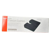 Equate Memory Foam Coccyx Tailbone Cushion Black Washable Cover Wheelchair/cha