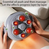 Cordless Stomach Massager, Electric Abdominal Massager with 3 Levels Intensity Adjustable, Clockwise/Counterclockwise Kneading, 10 Minute Automatically Shut Down, for Discomfort, Promote Metabolism