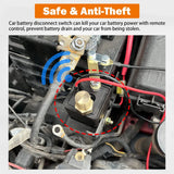 FEITON 200A Rated 360A Starting Current Remote Battery Disconnect Switch DC 12V Remote Control Isolator Kill Switch for Car Anti-Theft Prevent Battery Drain