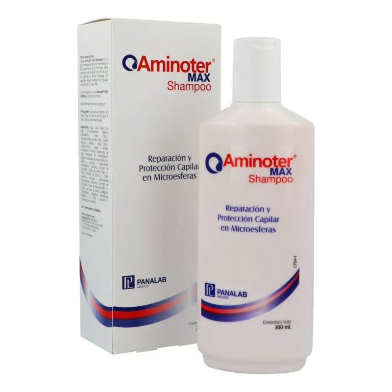 Aminoter Max Shampoo Vitamina C Y E Reparación Y Proteccción