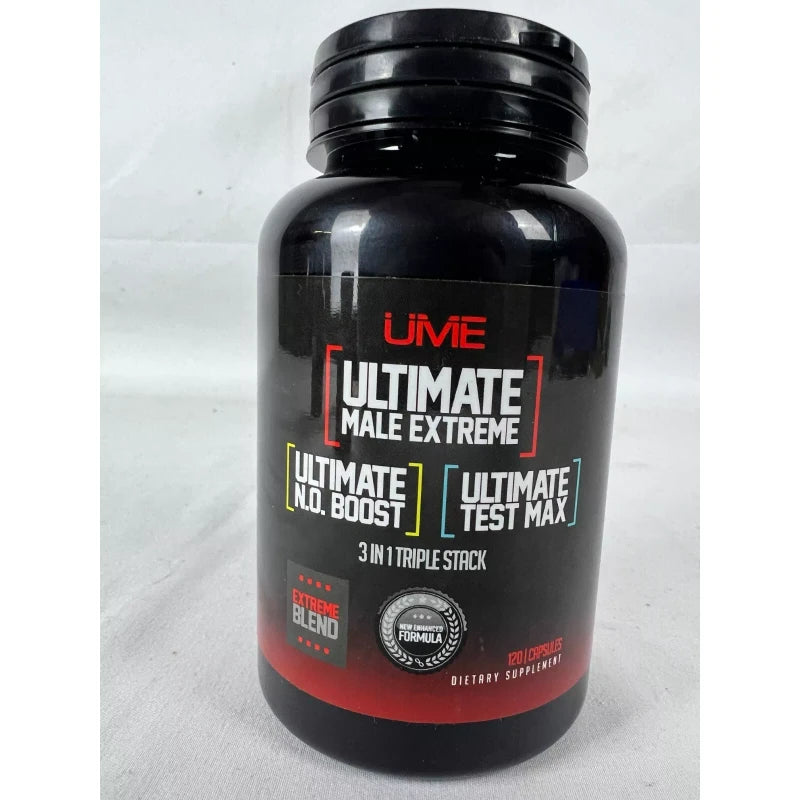 Private-label Ultimate Male Extreme 120 Capsules 3 in 1 Triple Stack Extreme Blend