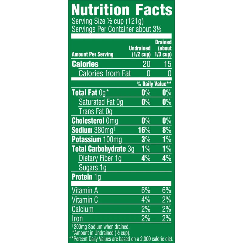 Del Monte Canned Whole Green Beans, 14.5 Ounce (Pack of 12)