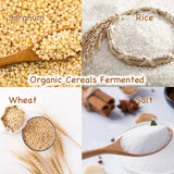 YUHO Organic Black Vinegar Organic Cereals Fermentation Chinkiang Vinegar USDA EU Organic, Less Salt, Kosher, No Artificial Add, Vegan 10.14 fl oz(300ml)