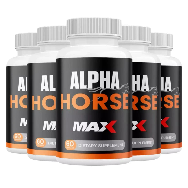 Alpha Horse MAX Pills for ED Men Alpha Horse Male for ed & Vitality (5 Pack)