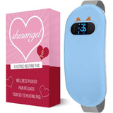Shesangel Cordless Heating Pad for Cramps and Back Pain with 6 Heat & Massage Modes