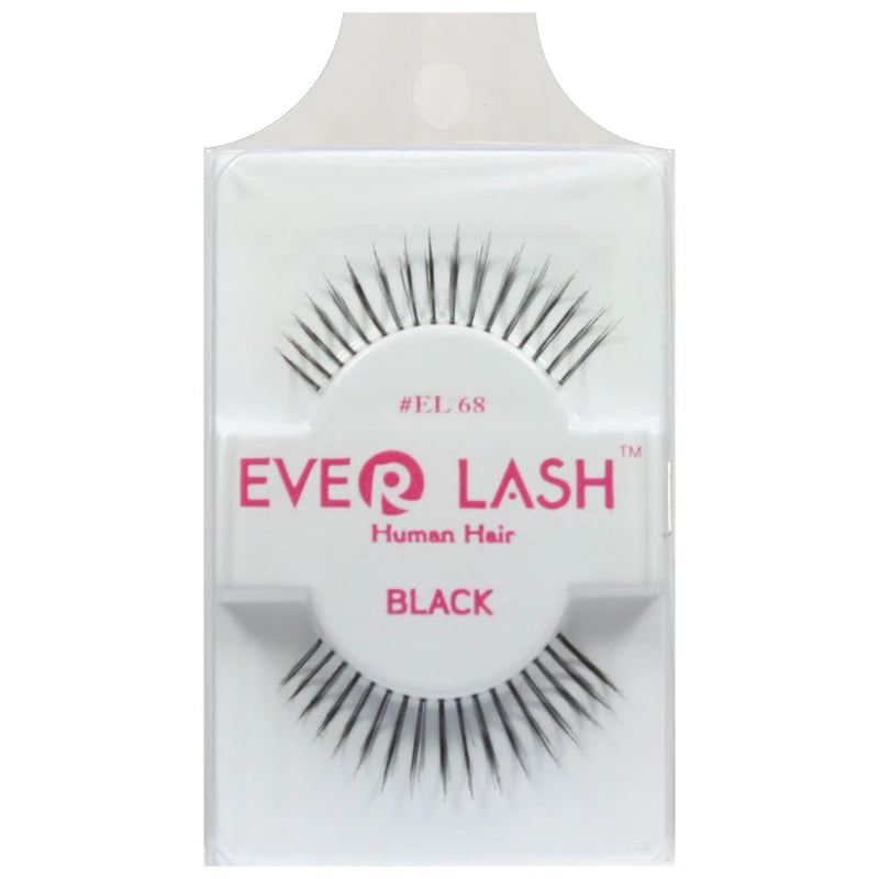 (6 Pairs) Everlash EL68 - Human Hair Quality Eyelash