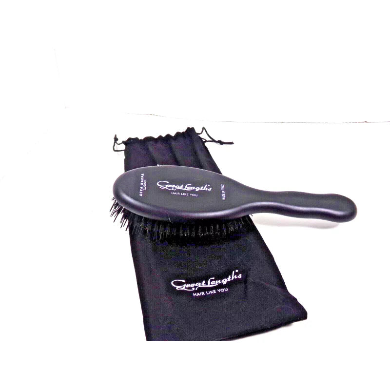 Acca Kappa, Great Lengths, Oval Paddle Brush. Made in Italy.