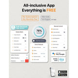 FORFEND Smart Home Safe | WiFi Safe Box App Lock/Alarm | Voice Command, Kidnap Alarm, Tamper Detect, Frozen Mode, Sub Account| Digital Safe Anti Theft