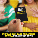 Hunch Games Put A Finger Down Party Card Game for Groups and Game Night