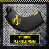 ErgoKneel Foam Kneeling Pad – Extra Thick 1” Kneeling Mat 14” x 21” | Large Working Pad for Knees & Back | Heavy-Duty Anti-Fatigue Knee Mat | Portable Industrial Kneeling Pad