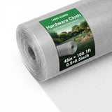 Land Guard Hardware Cloth 1/2 Inch 48inx100.1ft 19 Gauge Square Chicken Wire Fence Mesh Roll Raised Garden Bed Plant Supports Poultry Netting Cage Snake Fence…