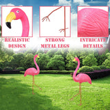 Pink Flamingos Yard Decorations Decor Ornaments for Outdoor Lawn Garden 2pk