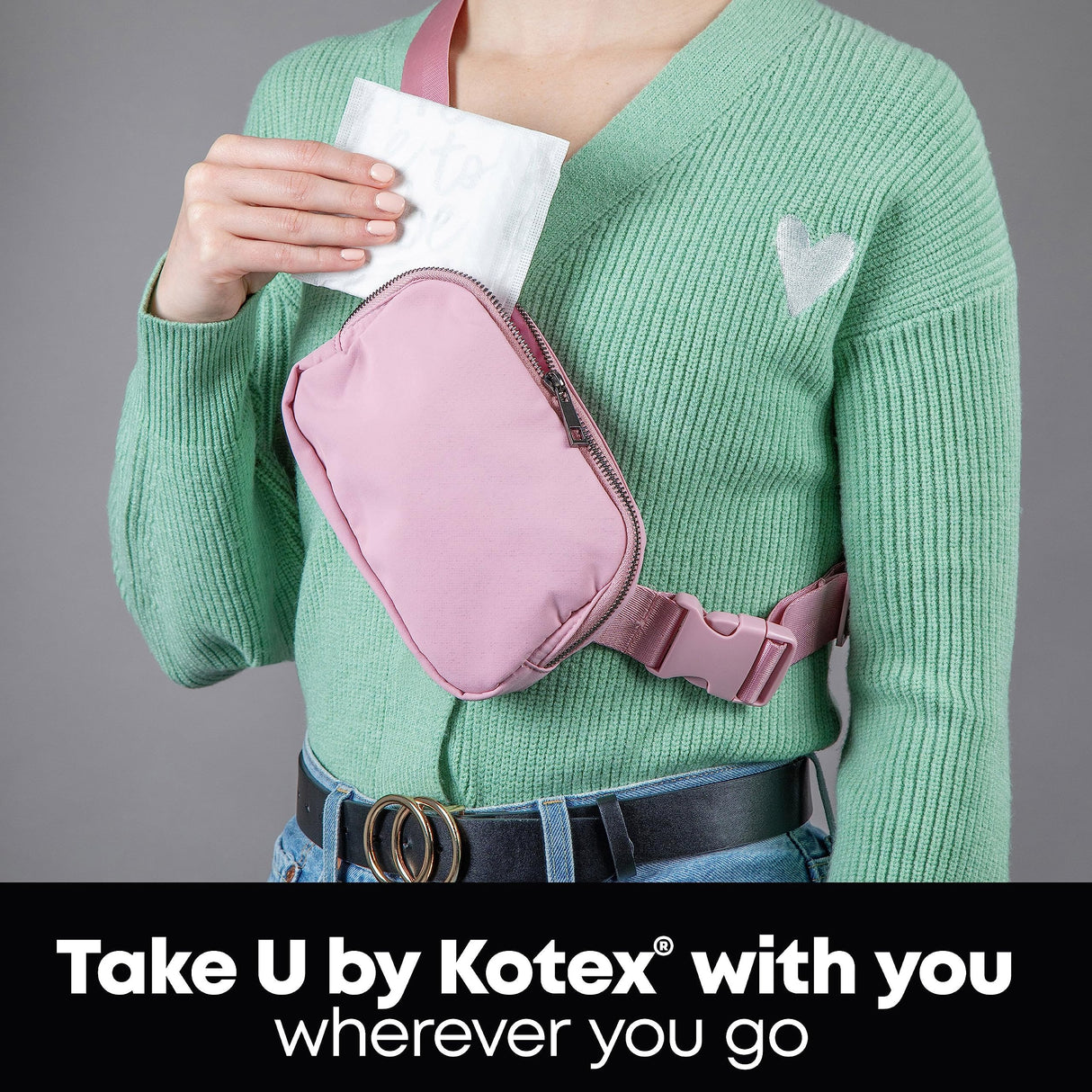 U by Kotex Clean & Secure Ultra Thin Pads, Regular Absorbency, 176 Count (4 Packs of 44) (Packaging May Vary)