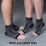 TechWare Pro Ankle Brace Compression Sleeve - Relieves Achilles Tendonitis, Joint Pain. Plantar Fasciitis Foot Sock with Arch Support Reduces Swelling & Heel Spur Pain. (Pink, S/M)