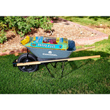 Corona Tools Wheelbarrow in a Box – 5 Cubic Foot Heavy Duty Garden Cart with 15” Flat-Free Tire for Gardening, Planting & Outdoor Use