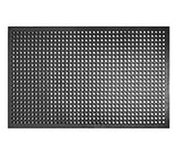 New Star Foodservice Commercial Grade Grease Resistant Anti-Fatigue Rubber Floor Mat, 36" x 60", Black