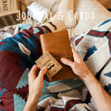 Get Well Soon Gift Basket Men | Care Package For Men | Includes Soft Blanket, Insulated Mug, Journal, Pen, Soap, and Cozy Socks | Packaged In a Vintage Gift Box