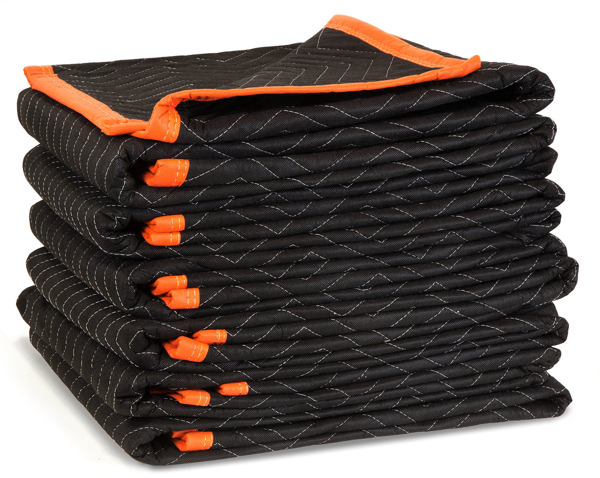 WEN 72-Inch by 40-Inch Heavy Duty Padded Moving Blankets, 6-Pack (272406)