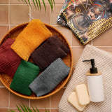 AFRIKI African Net Sponge, Authentic African Exfoliating Sponge, Black Owned, Back Scrubber, 45 inch Long, for Normal to Sensitive Skin, for Daily use, Earth Collection