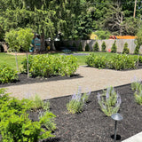 Edge Right - Hammer-in Landscape Edging - 48-inch Strips - 8-inch Depth 1/4-inch Rounded top COR-Ten Steel (5 Pack)