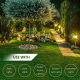 Wirefy 14/2 Low Voltage Landscape Wire 100 ft | Low Voltage Landscape Lighting Wire | Pure Copper | Outdoor Direct Burial | 14-Gauge 2-Conductor 100 Feet