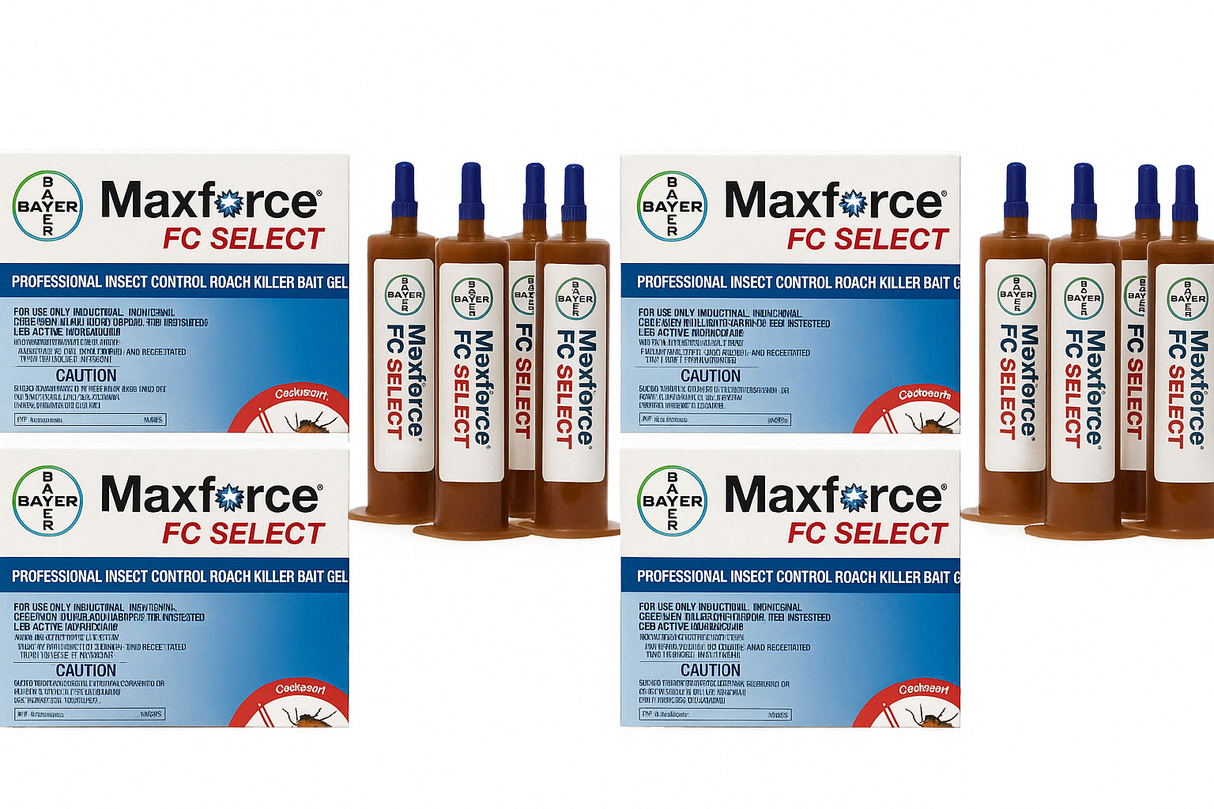 2 Pack Maxforce FC Select Professional Roach Killer Bait Gel - 1 Box (4 X 30 Gr.)