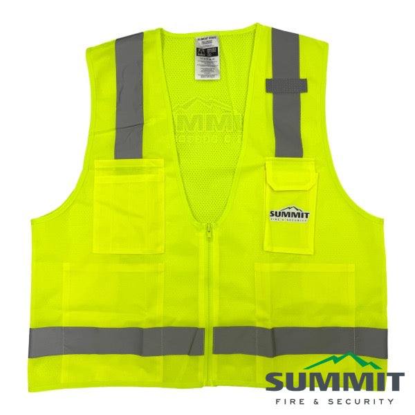 Fire King VSLIME-SMMD-ECON-SFS Vest Safety
