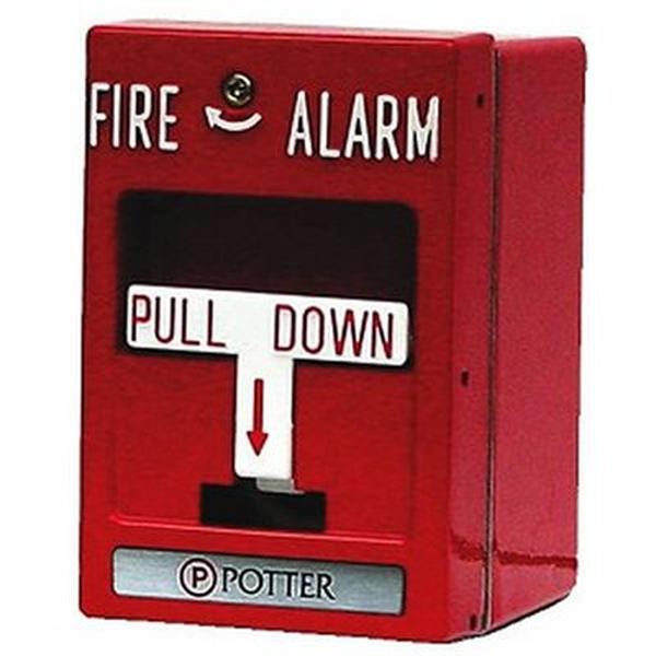 Potter Electric Signal RMS-1T-WP Manual Pull Station