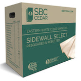 Kiln-dried White Cedar Siding Shingles