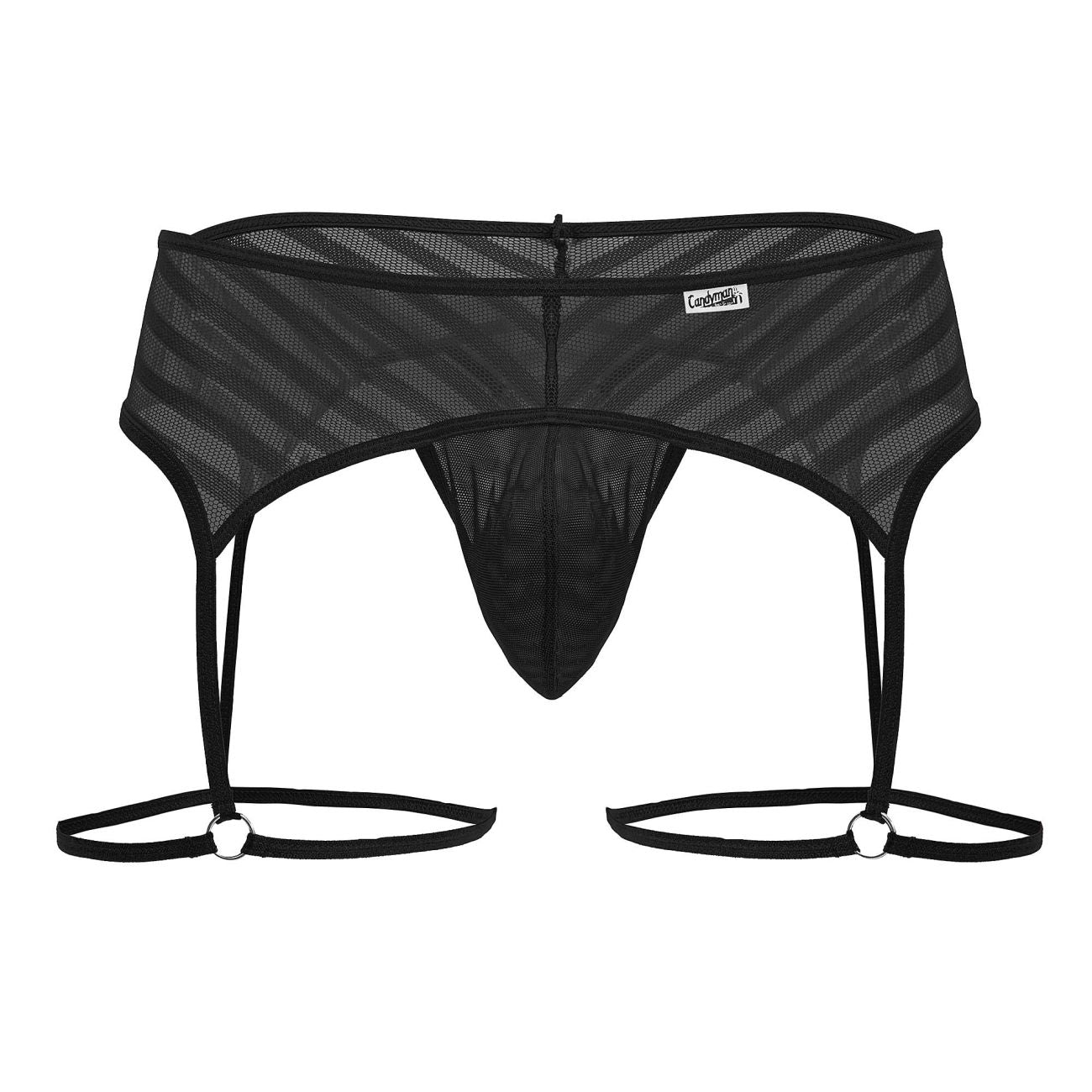 Mesh Garter Thongs