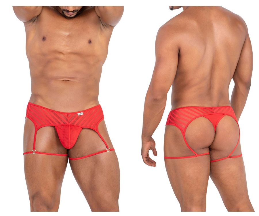 Mesh Garter Thongs