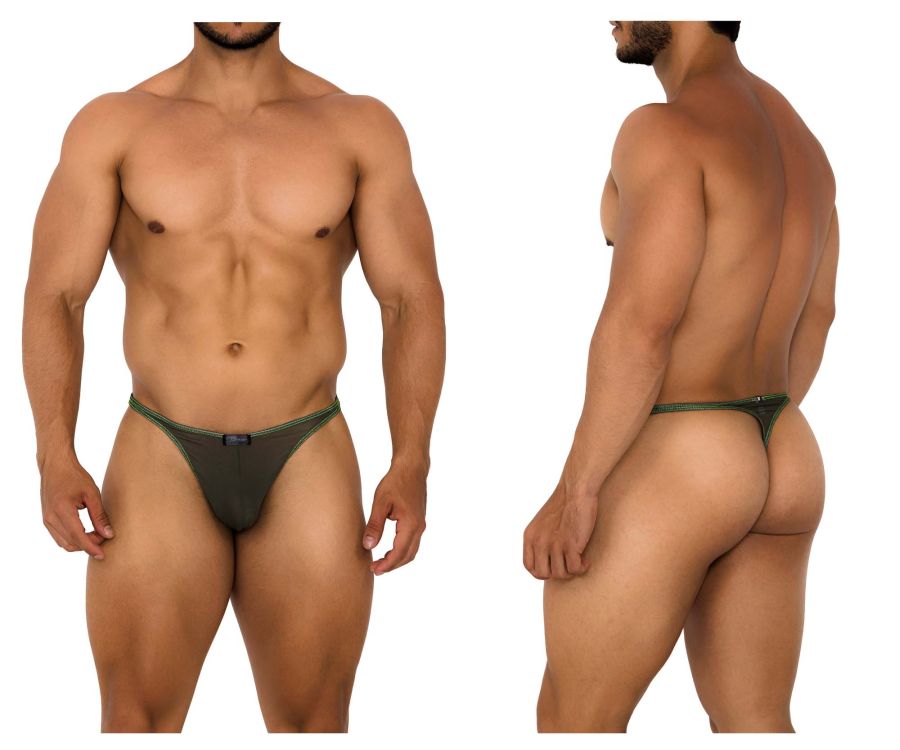 Xtremen Tulle Mesh Thongs