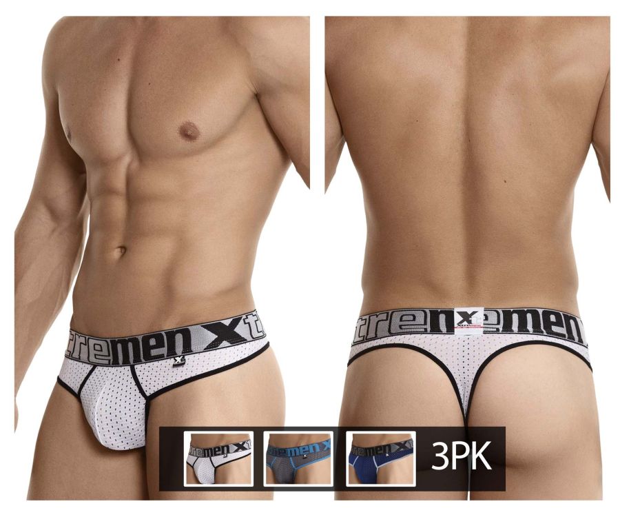 Xtremen 3PK Thongs