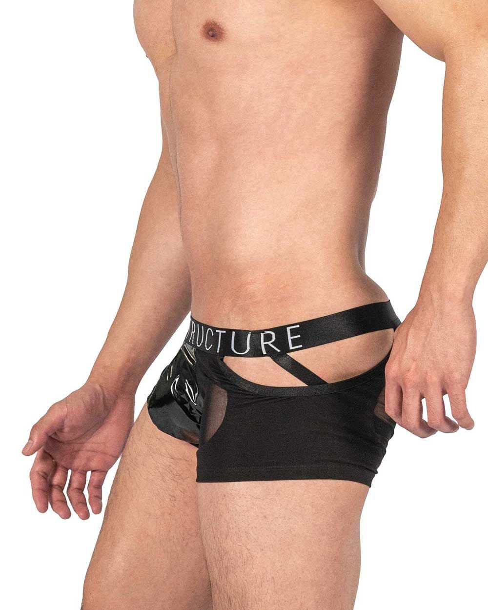 Private Structure Alpha Low Waist Mesh Back Jockstrap Trunks