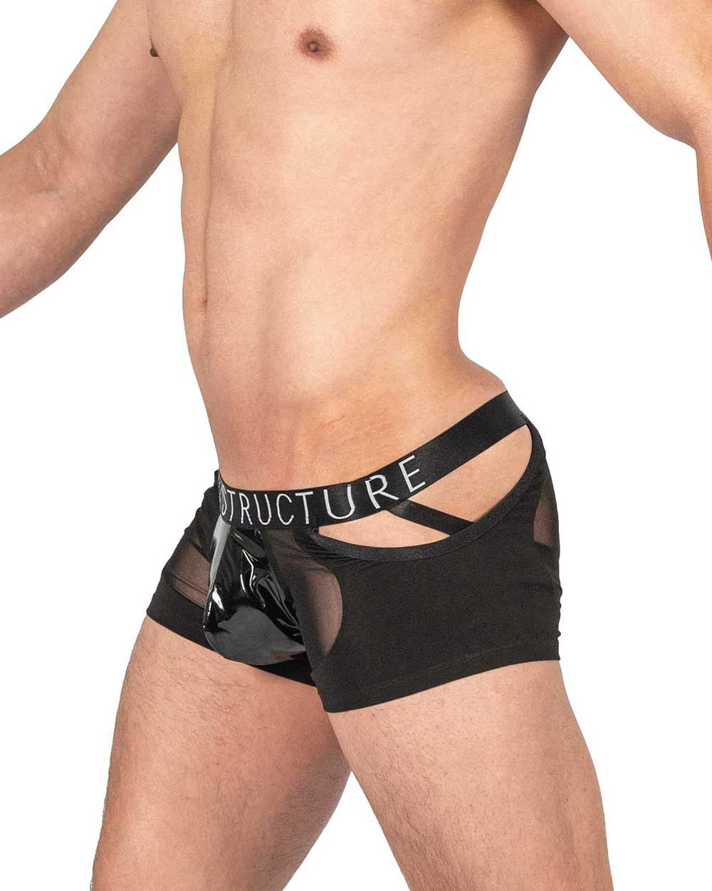 Private Structure Alpha Low Waist Mesh Back Jockstrap Trunks