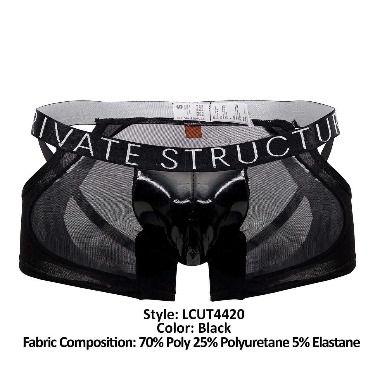 Private Structure Alpha Low Waist Mesh Back Jockstrap Trunks