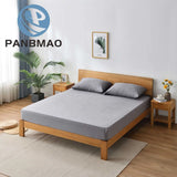 PANBMAO Grounding Sheet Earthing UK Grounding Cord, Grounding Fitted Sheet Pure Silver Fiber and Cotton (Gray, Single - 90x190x35cm)