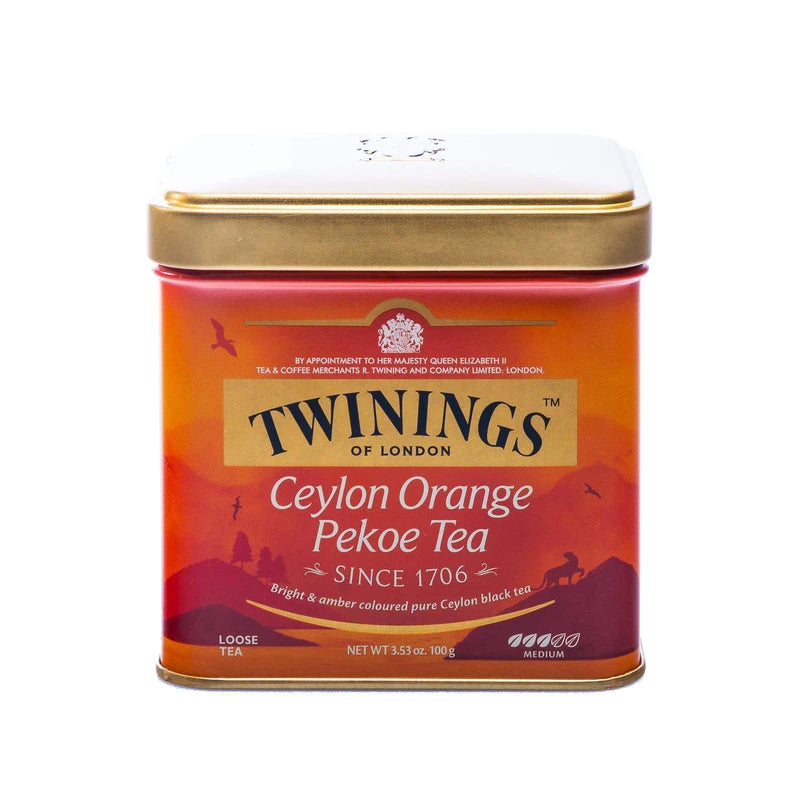 Twinings Ceylon Orange Pekoe Tea Loose Tin 100g