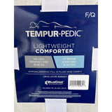 Tempur-Pedic One Tempur-Pedic Lightweight Comforter Blanket FULL/QUEEN Gray New!